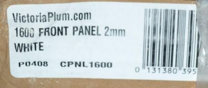 1 x 1600 Front Bath Panel In White (CPNL1600) - New / Unused Stock - Dimensions: W160 x H54cm - CL26