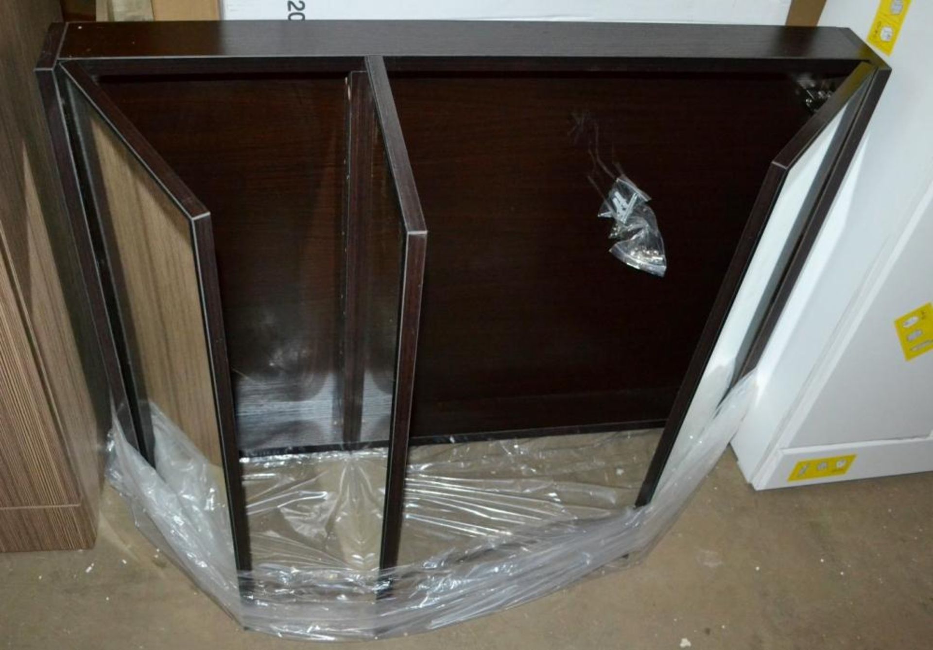 1 x Odessa Wenge 3 Door Bathroom Mirror Cabinet - Includes Sealed Bag Of Fittings - New / Unused Sto - Image 10 of 10