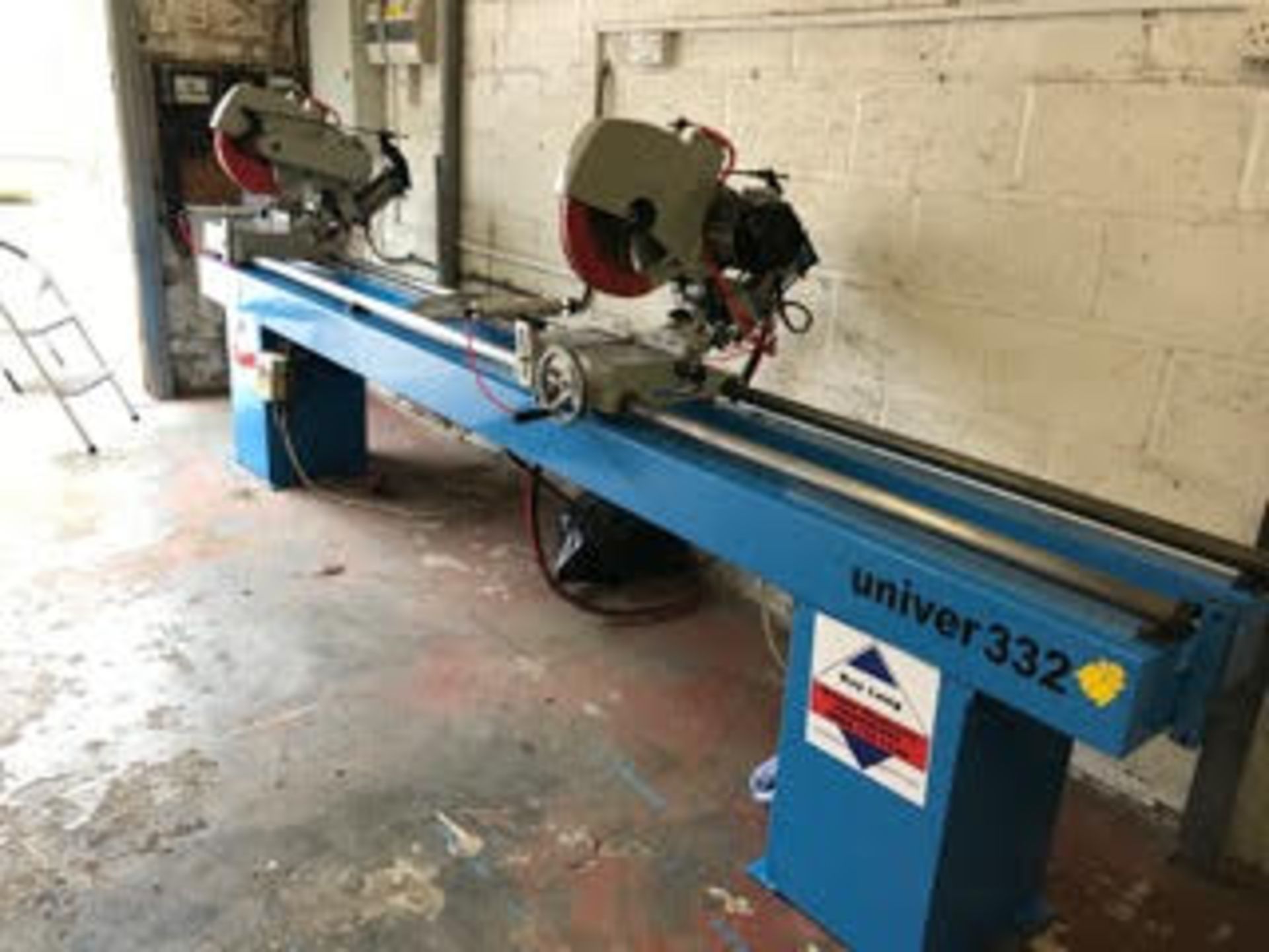 1 x Pertici Univer 332 Double Head Mitre Saw With 3 Meter Bed - Refurbished and Serviced - CL027 - - Image 2 of 2