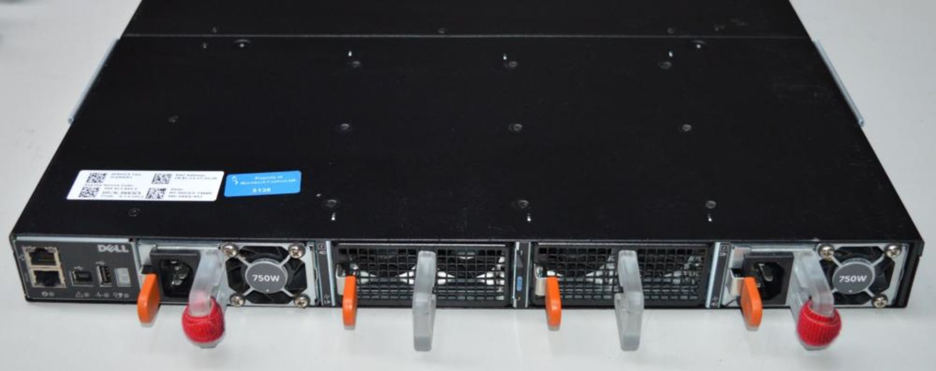 1 x Dell S5000 Modular 1U Storage Switch With 4 x 12xETH10-T Modules & 2 x 750w Power Supplies - Image 8 of 8