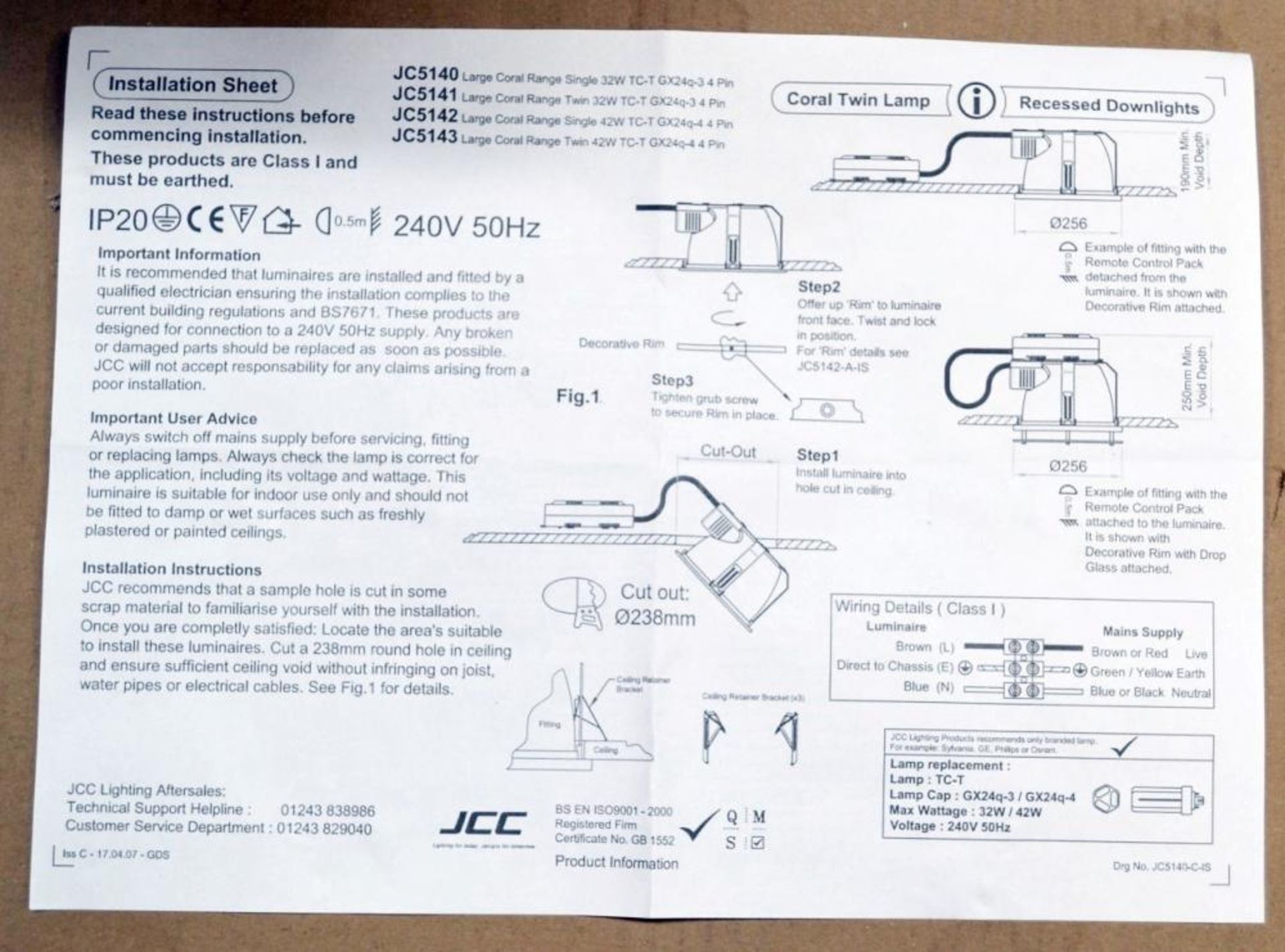 Bulk Lot of JCC Commercial Lighting - Approx 115 x Boxed Lights - New/Unused Stock - Image 11 of 31