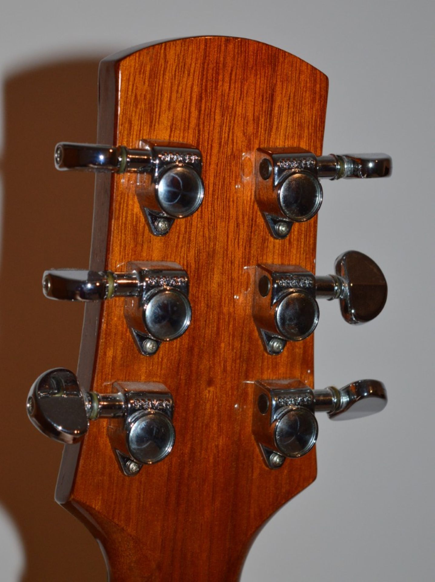 1 x Adam Black S6 Dreadnought Acoustic Guitar With Grover Machine Heads - CL010 - Ref J901 - - Image 4 of 10