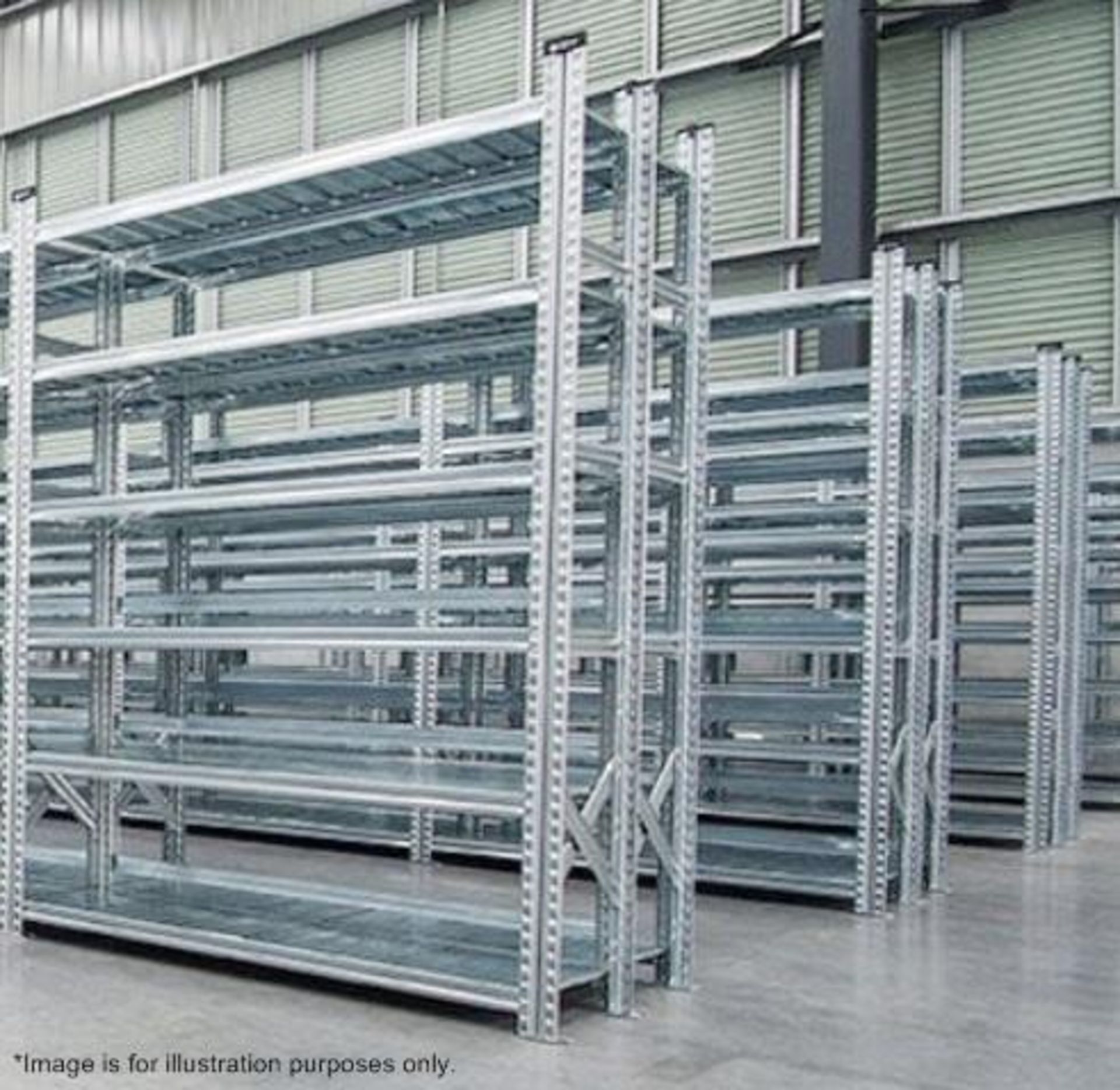 4 x Bays of Metalsistem Steel Modular Storage Shelving - Includes 29 Pieces - Recently Removed - Image 4 of 17