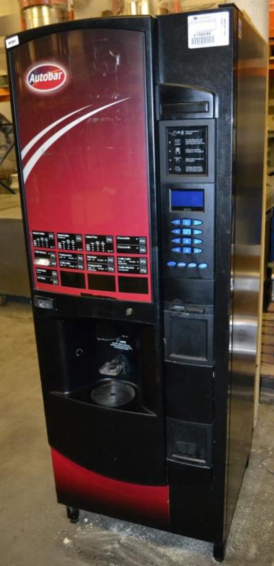 1 x Crane "Evolution" Hot Beverage Drinks Vending Machine With Keys - Year: 2009 - Recently Taken - Image 11 of 14