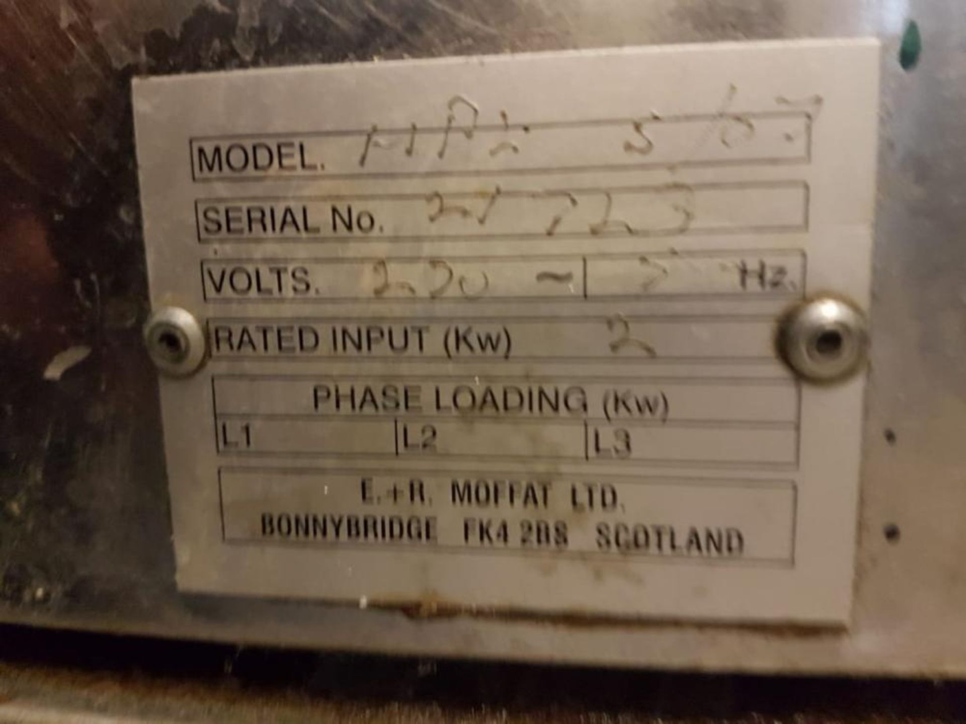 1 x Moffat Twin Stack Mobile Heated Plate Dispenser - Dimensions H87x W42 x D74 cms - Stainless - Image 2 of 4