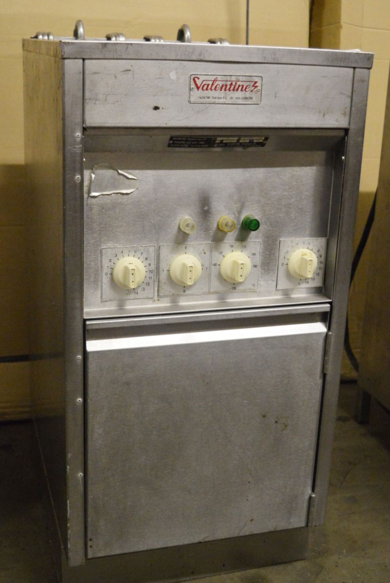 1 x Valentine VMC 1 Stainless Steel Freestanding Fryer - 3 Phase - CL232 - Ref JP505 - Location: - Image 6 of 7