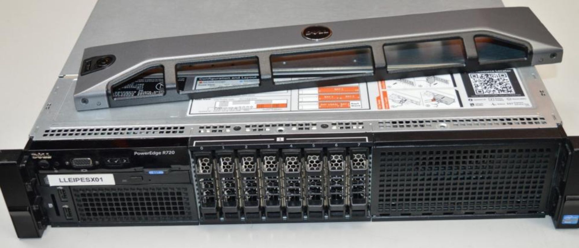 1 x Dell Power Edge R720 Rack Server - Features 2 x Intel Xeon E5-2630 Six Core CPU, 128gb DDR3 Ram - Image 6 of 6