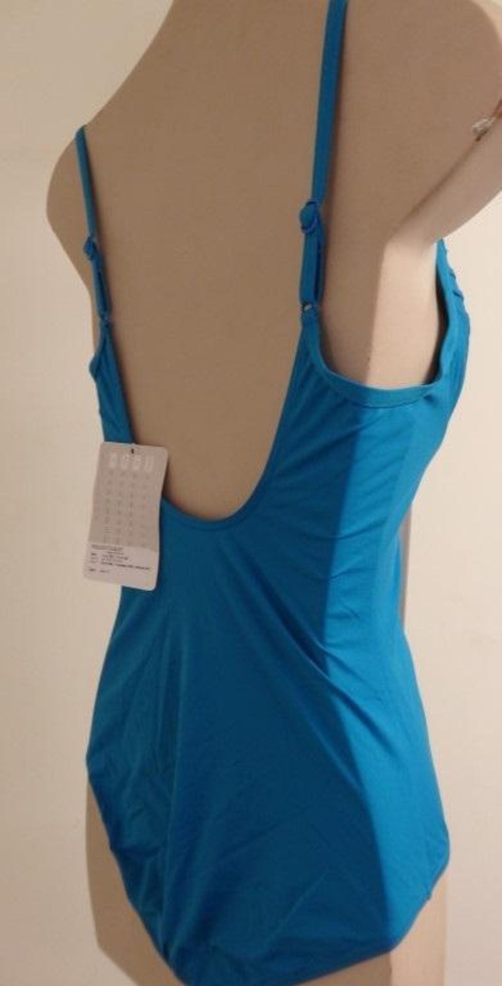 1 x Rasurel - Turquoise -Touquet balconnet Swimsuit - R20232 - Size 2C - UK 32 - Fr 85 - EU/Int 70 - Image 5 of 9