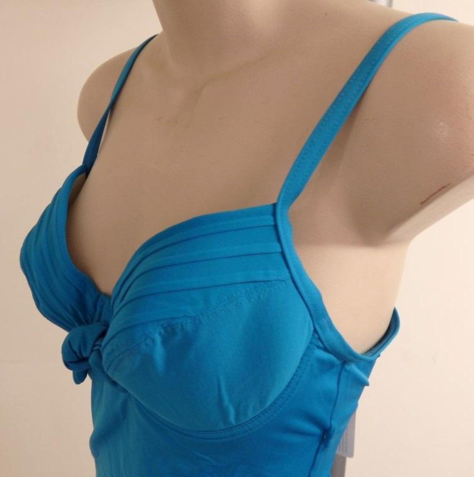 1 x Rasurel - Turquoise -Touquet balconnet Swimsuit - R20232 - Size 2C - UK 32 - Fr 85 - EU/Int 70 - Image 7 of 9