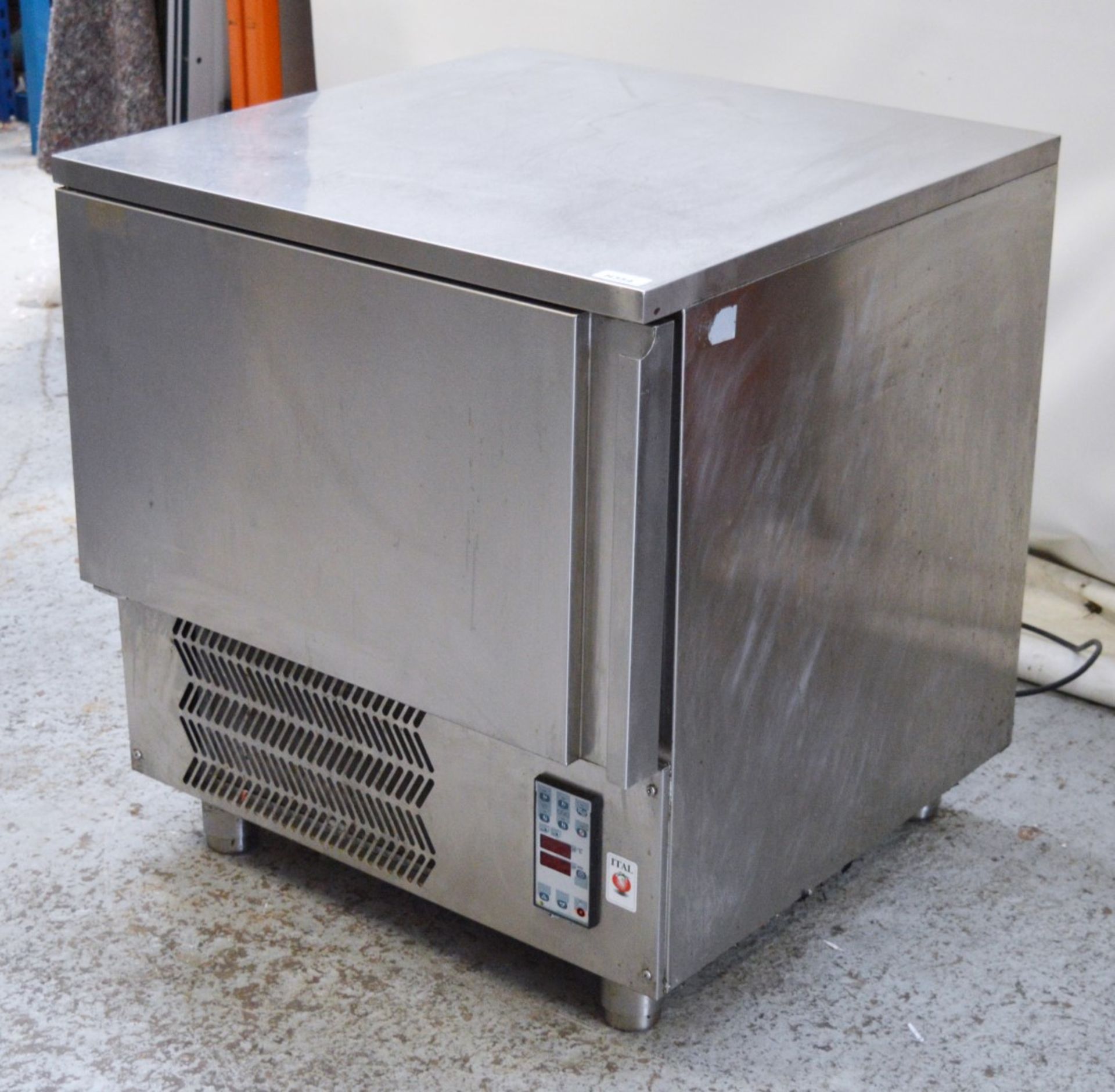 1 x Ital Compact Undercounter Blast Chiller - Stainless Steel - H82 x W75.5 x D74 cms - CL232 - - Image 2 of 7