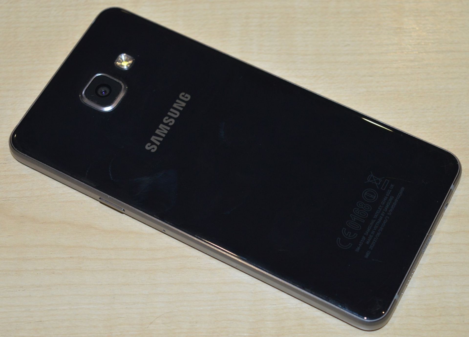 1 x Samsung Galaxy A5 16gb Smart Phone - Model SM-A510F - Black - CL285 - Ref J1248 - Location: - Image 4 of 4