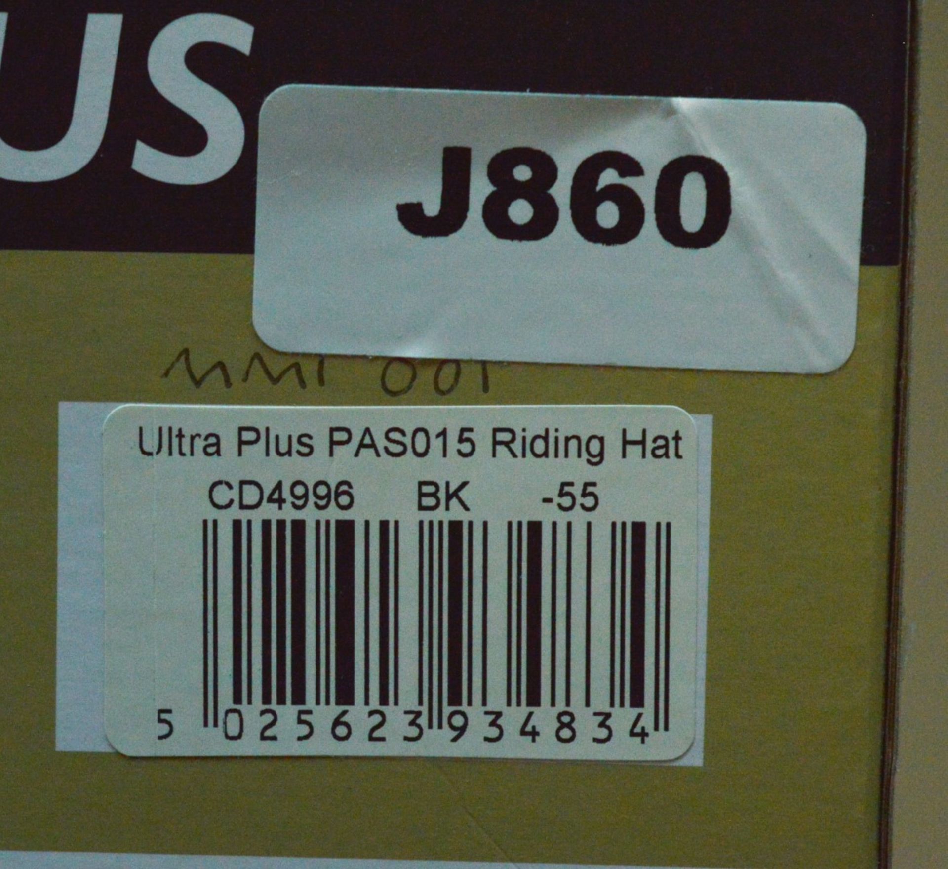 1 x Caldene Ultra Plus PAS015 Horse Riding Hat With Diamanté Crystal Logo and Carry Bag - Brand - Image 6 of 6