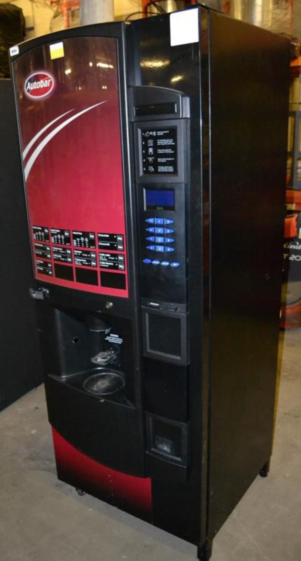 1 x Crane "Evolution" Hot Beverage Drinks Vending Machine With Keys - Year: 2009 - Recently Taken