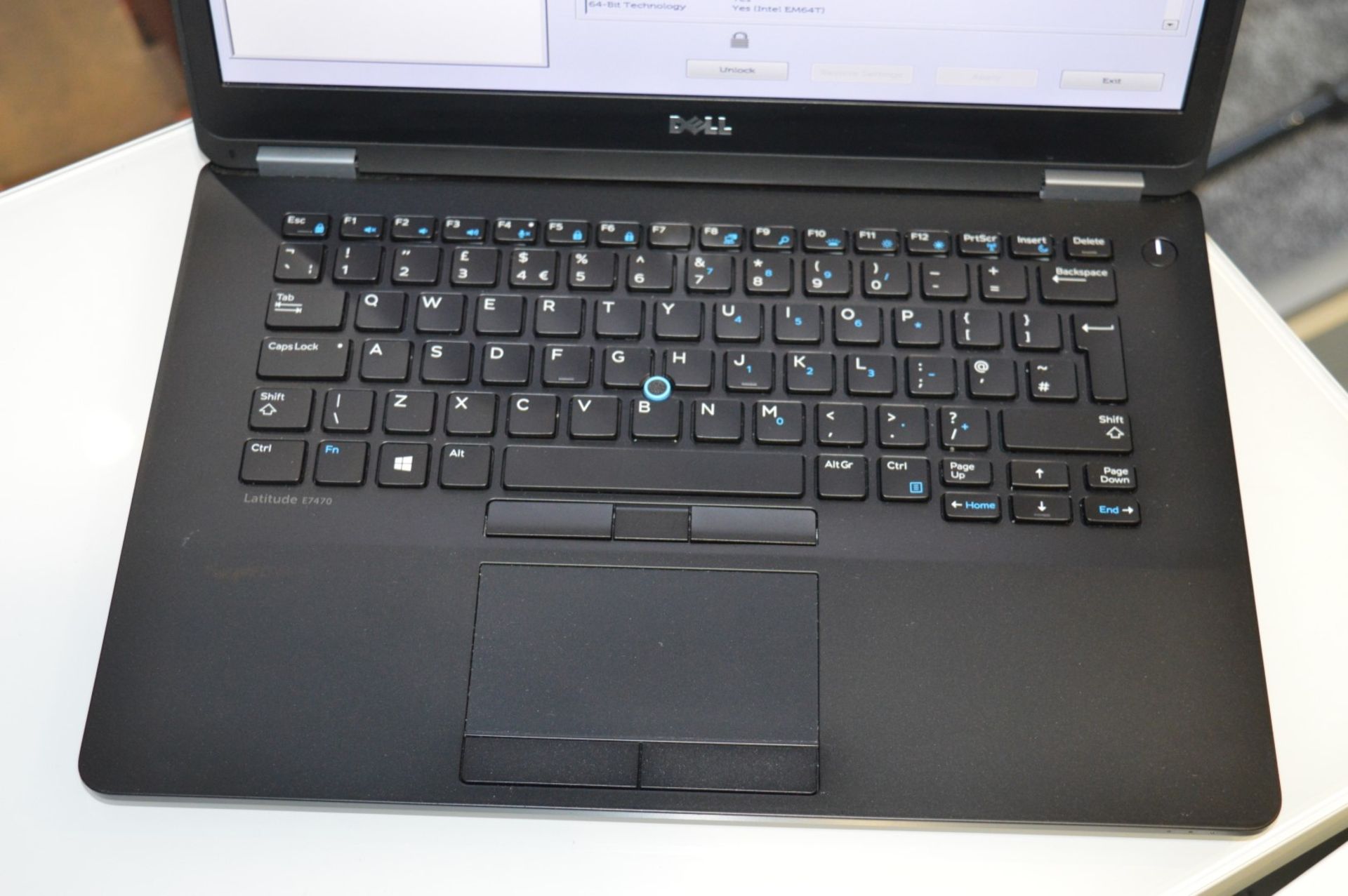 1 x Dell Latitude E7470 Laptop Computer - 14 Inch FHD Screen - Features Include a 6th Gen Core i7- - Image 4 of 10