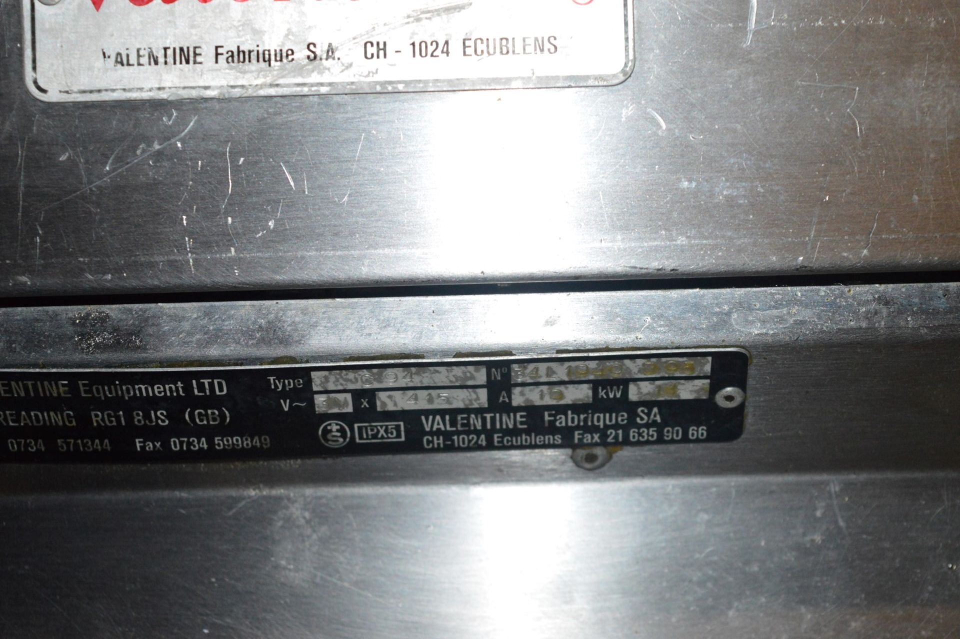 1 x Valentine VMC 1 Stainless Steel Freestanding Fryer - 3 Phase - CL232 - Ref JP505 - Location: - Image 5 of 7