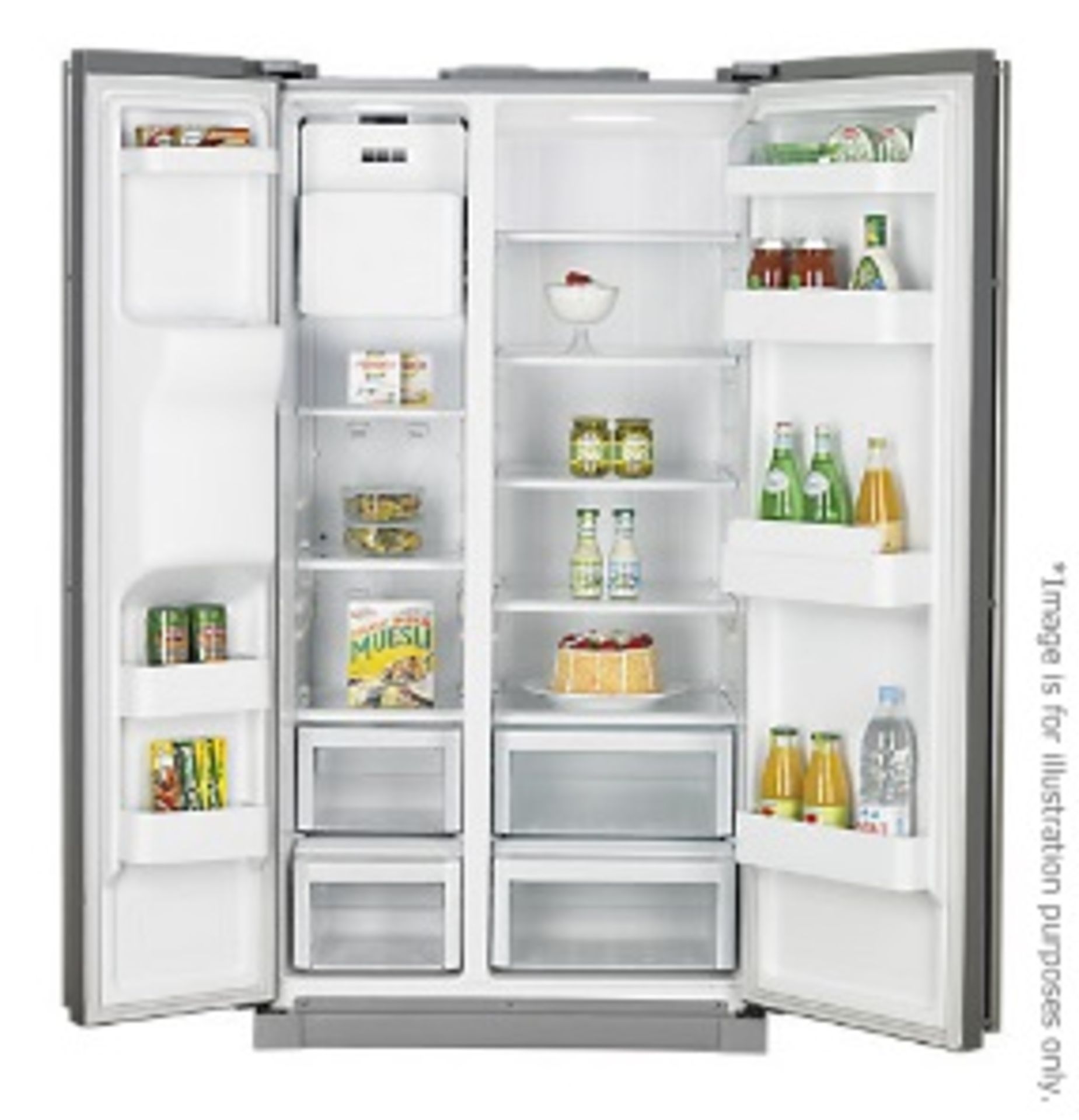1 x Samsung American Side By Side 2-Door Fridge Freezer (Model: RSA1UTMG) - NO VAT ON HAMMER - Image 2 of 9