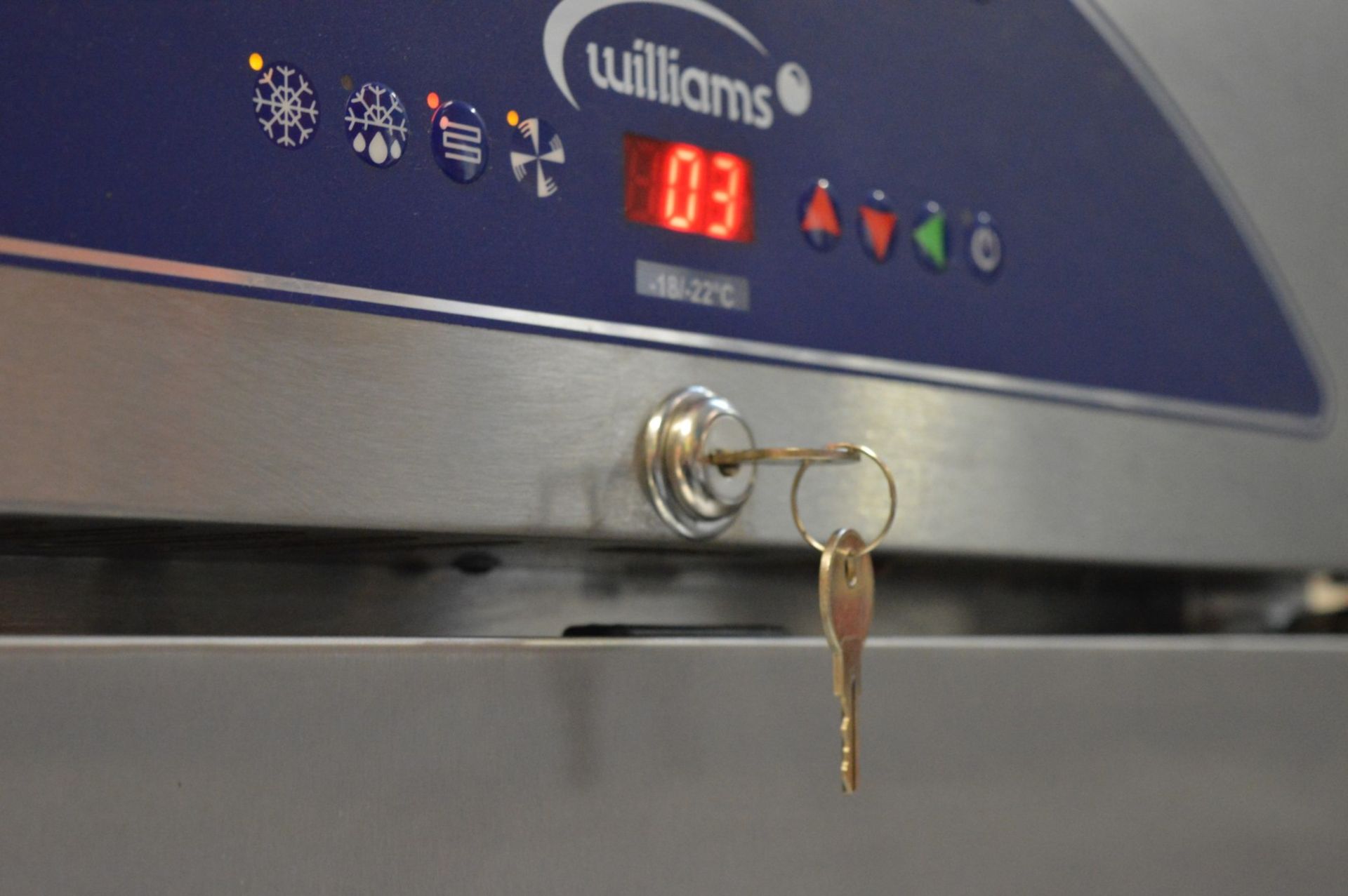 1 x Williams Garnet Two Door Hydrocarbon Duel Temp Refrigerator / Freezer - Model HLG1TSS R290 - Image 4 of 14