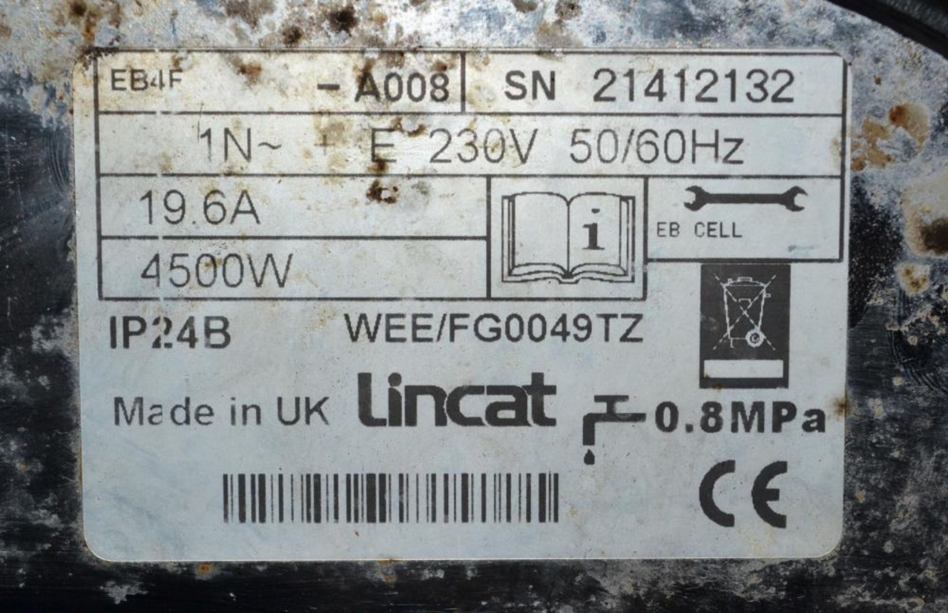 1 x Lincat EB4F Filterflow Automatic Water Boiler - Ref: HA109 - CL261 - Location: Altrincham WA14 - - Image 4 of 9