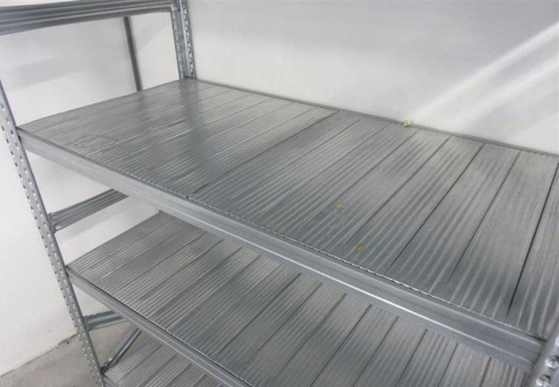 4 x Bays of Metalsistem Steel Modular Storage Shelving - Includes 29 Pieces - Recently Removed - Image 8 of 17