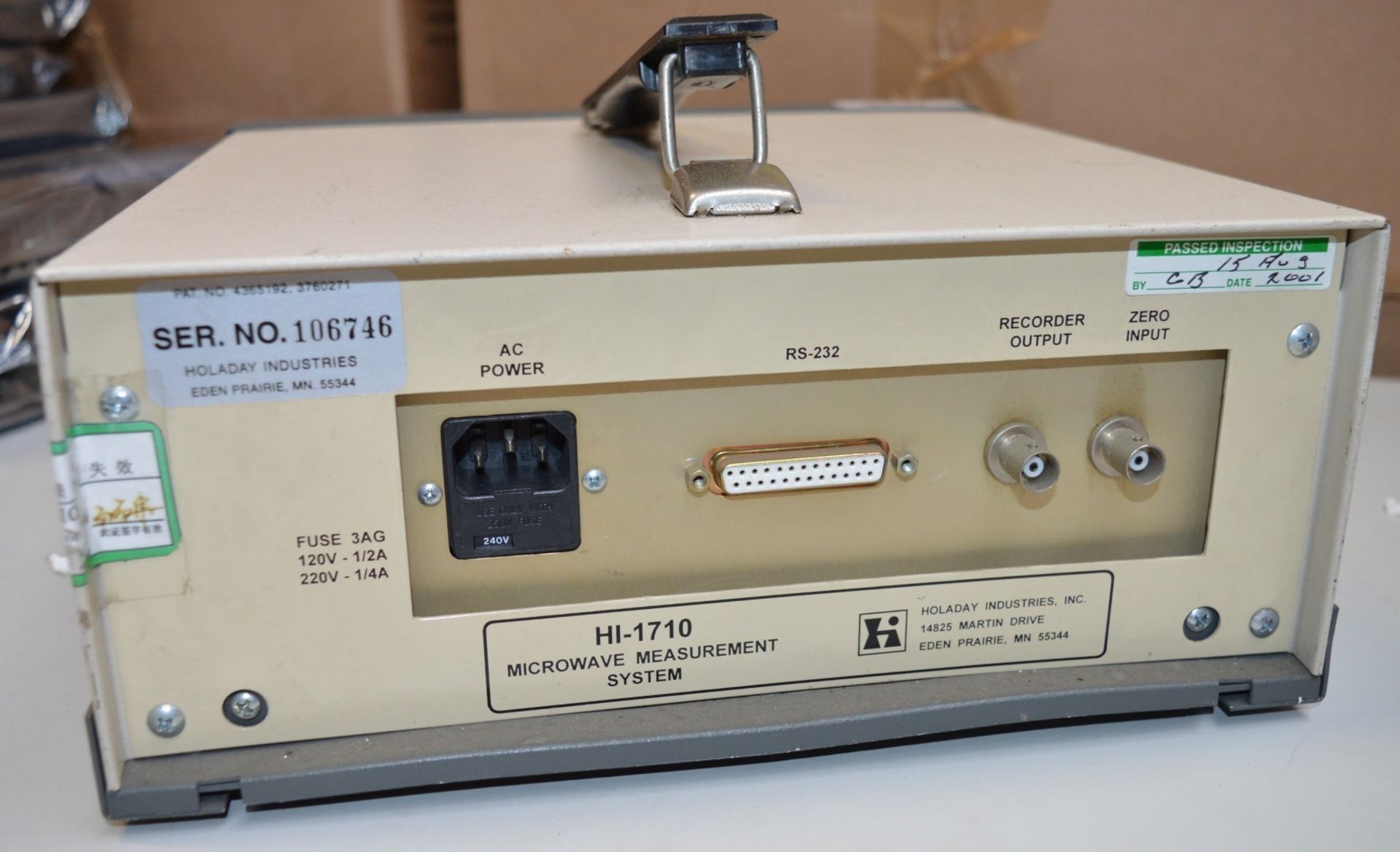 1 HOLDAY Microwave Measurement System - Model HI-1710 - Vintage Test Equipment - CL011 - Ref - Image 5 of 6