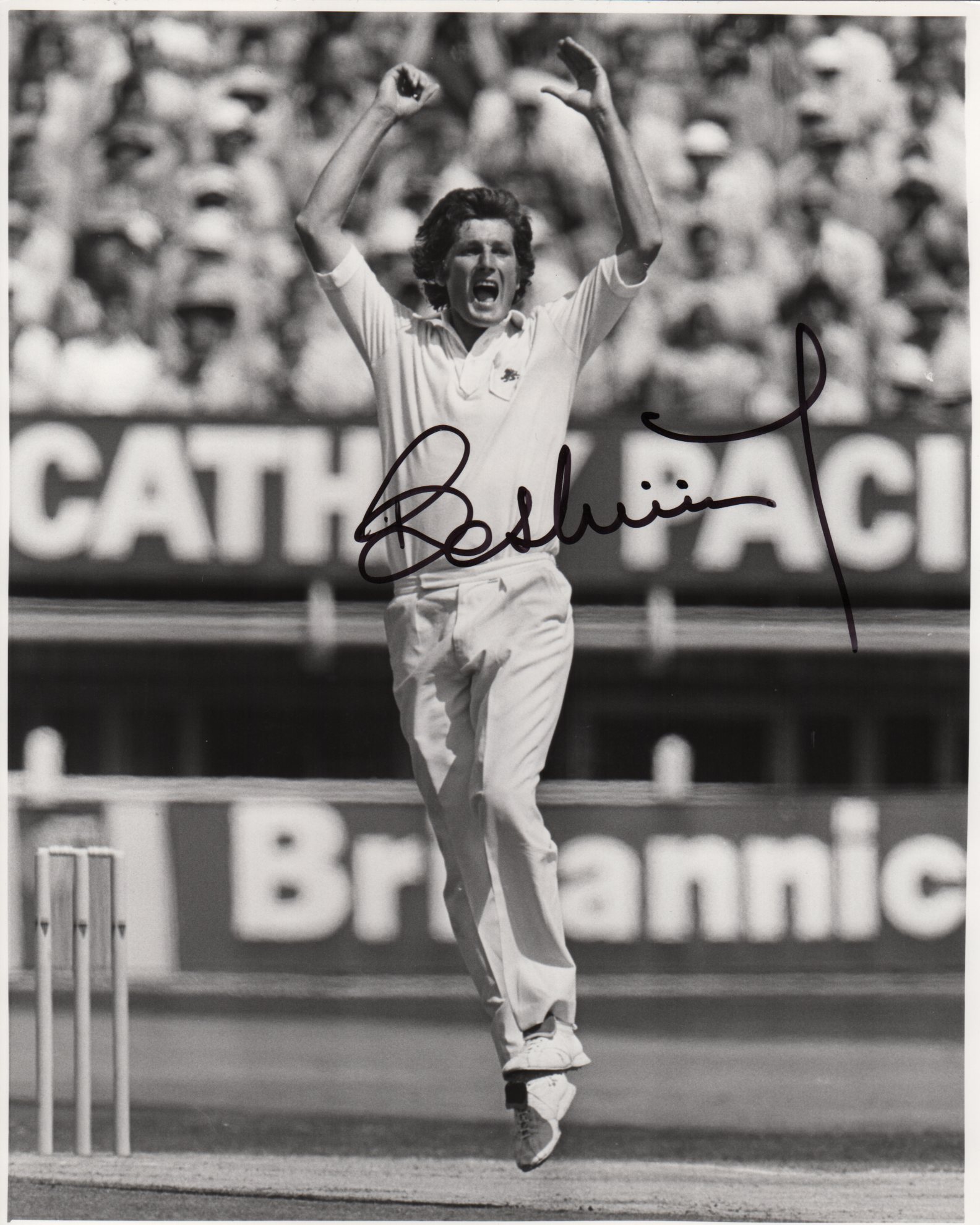 CRICKET: Selection of signed 8 x 12 (11) - Image 17 of 20