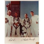 GEMINI V: Signed colour 8 x 10 photograp