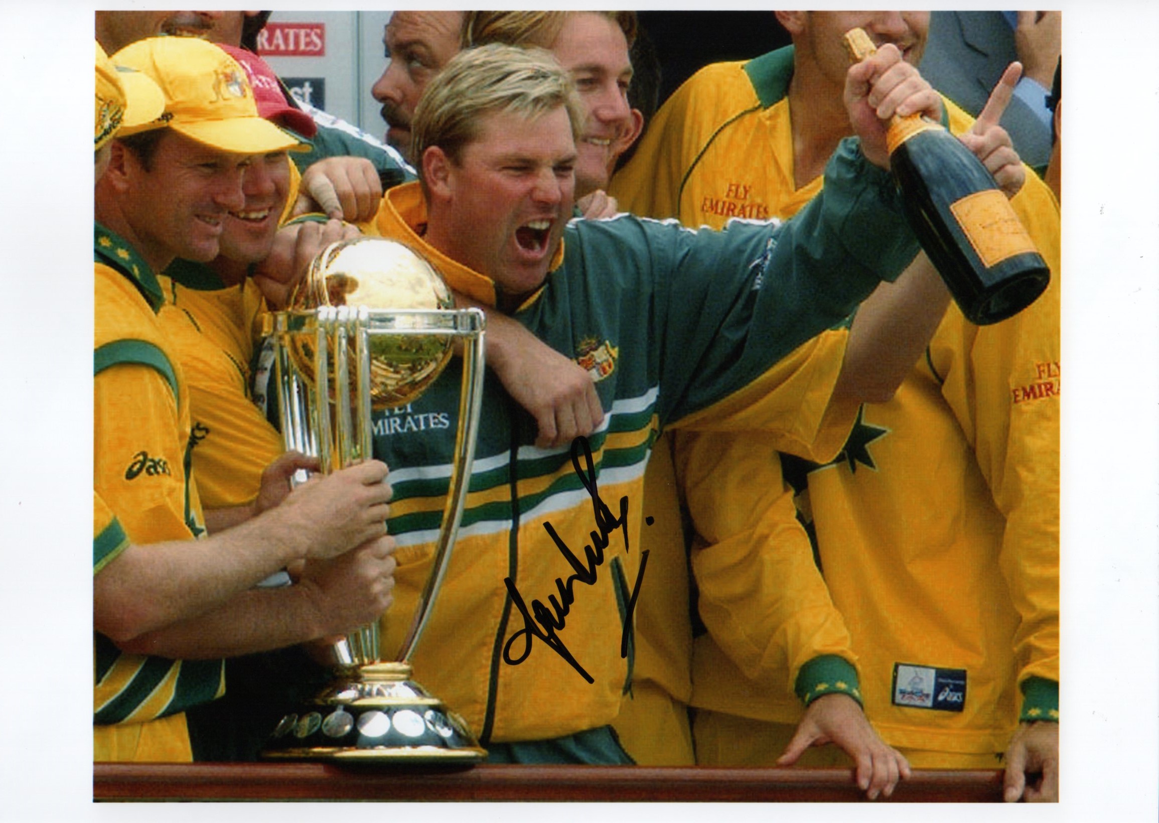 CRICKET: Selection of signed 8 x 12 (8)