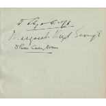 AUTOGRAPH ALBUM: An autograph album cont