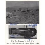 ENOLA GAY: Signed 8 x 10 photograph by f