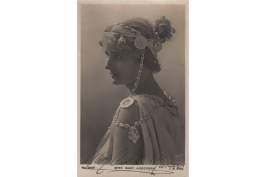 THEATRE: Selection of vintage signed postcard photographs - Image 6 of 12