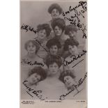 ENTERTAINMENT: Selection of vintage signed postcard photographs