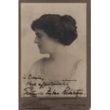 THEATRE: A good selection of vintage signed cabinet photographs (7) and larger signed studio