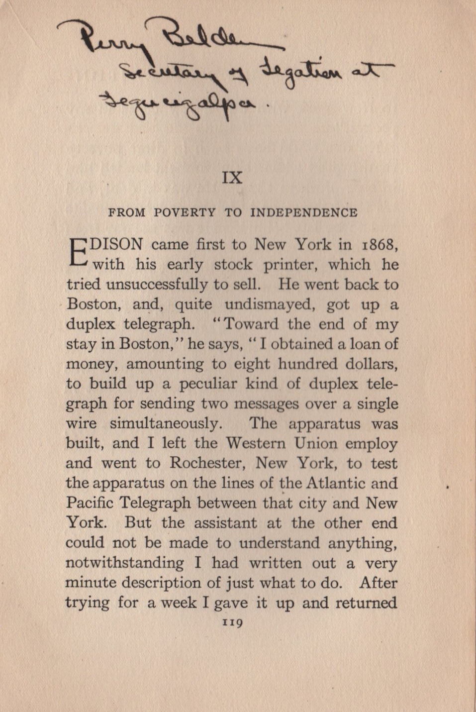 EDISON THOMAS: (1847-1931) American Inventor of the phonograph & light bulb among many other items - Image 30 of 57