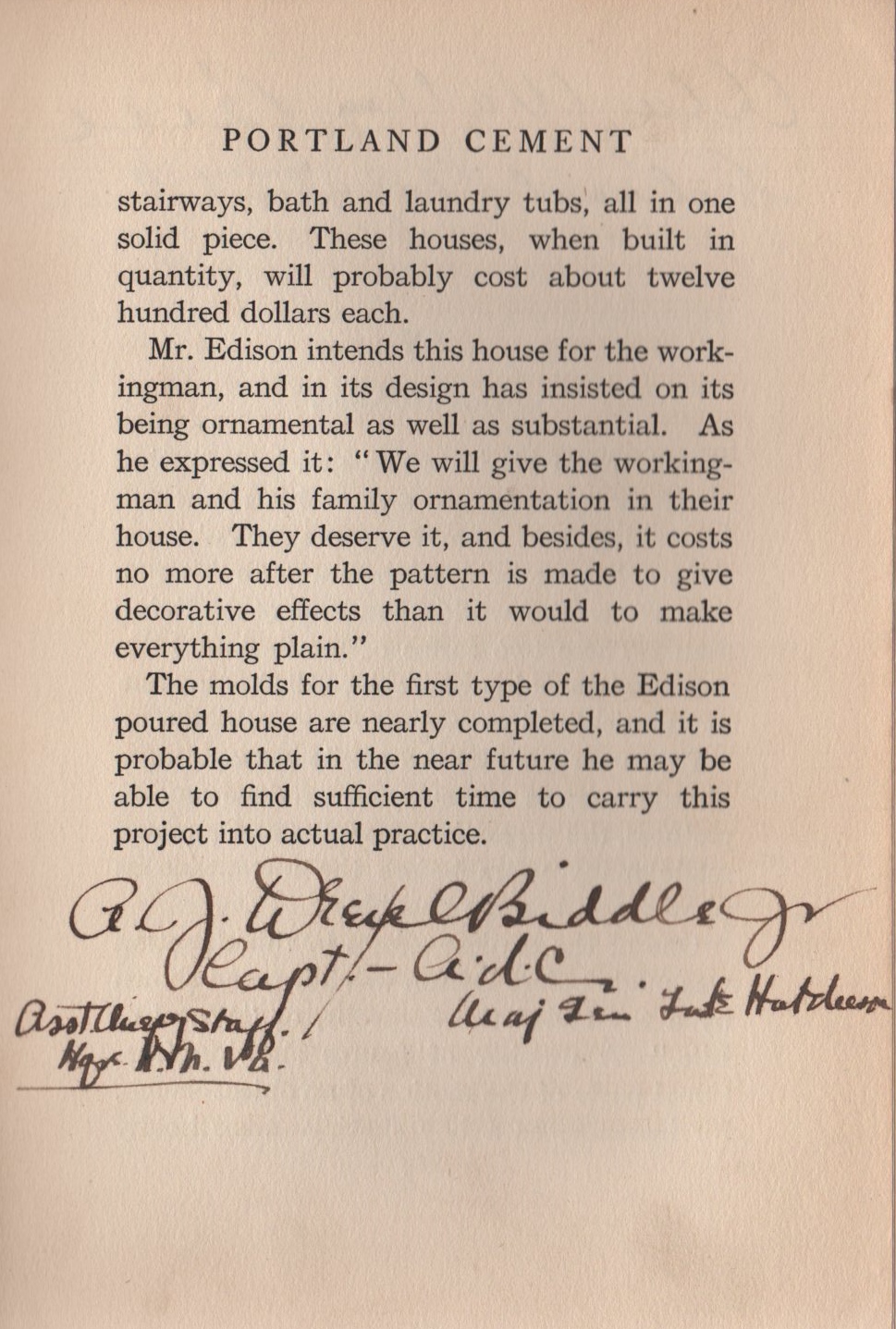 EDISON THOMAS: (1847-1931) American Inventor of the phonograph & light bulb among many other items - Image 49 of 57