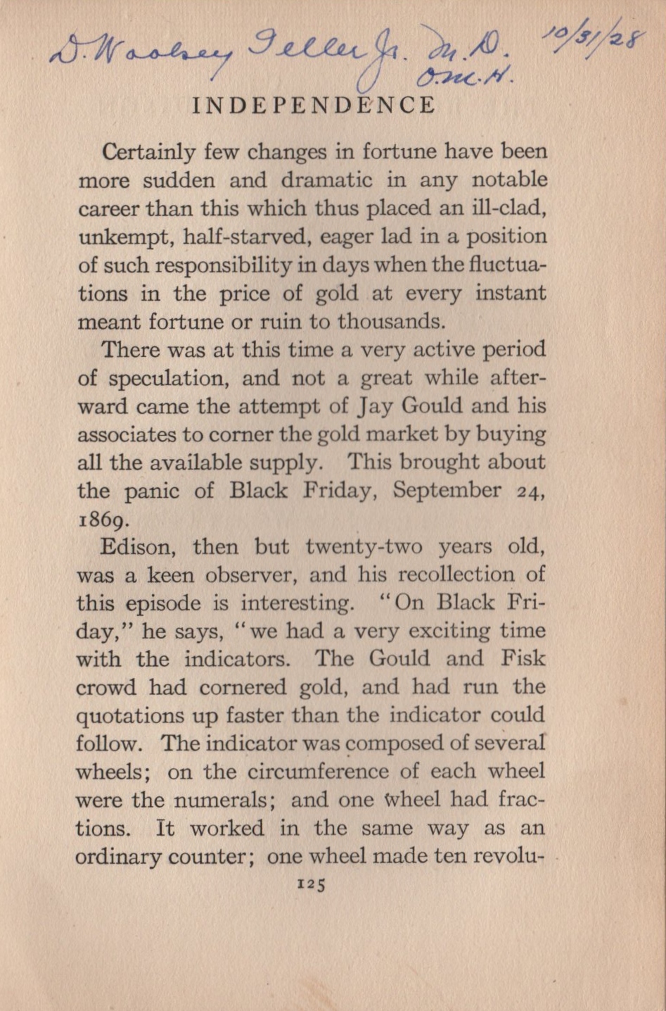 EDISON THOMAS: (1847-1931) American Inventor of the phonograph & light bulb among many other items - Image 32 of 57