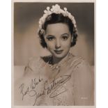 BRITISH ACTRESSES: Small selection of vintage signed 8 x 10 photographs by various British film