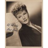 ACTRESSES: Small selection of vintage signed 8 x 10 photographs, and slightly smaller,