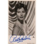 ACTRESSES: Small selection of signed postcard photographs and slightly larger, 8 x 10's,