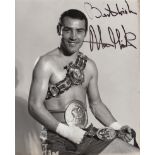 BOXING: Selection of signed postcard photographs and slightly larger, 8 x 10s etc.