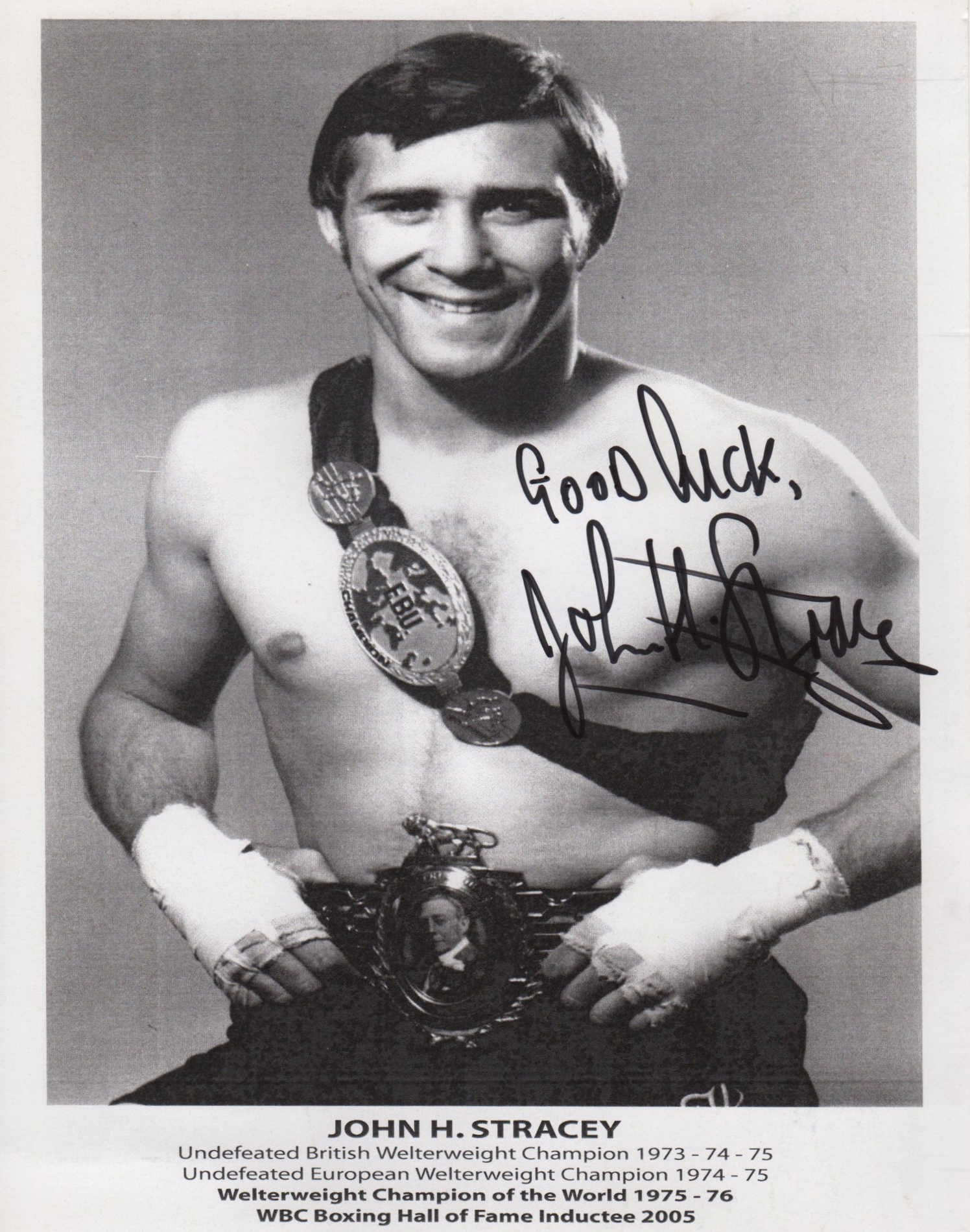 BOXING: Selection of signed postcard pho - Image 8 of 11