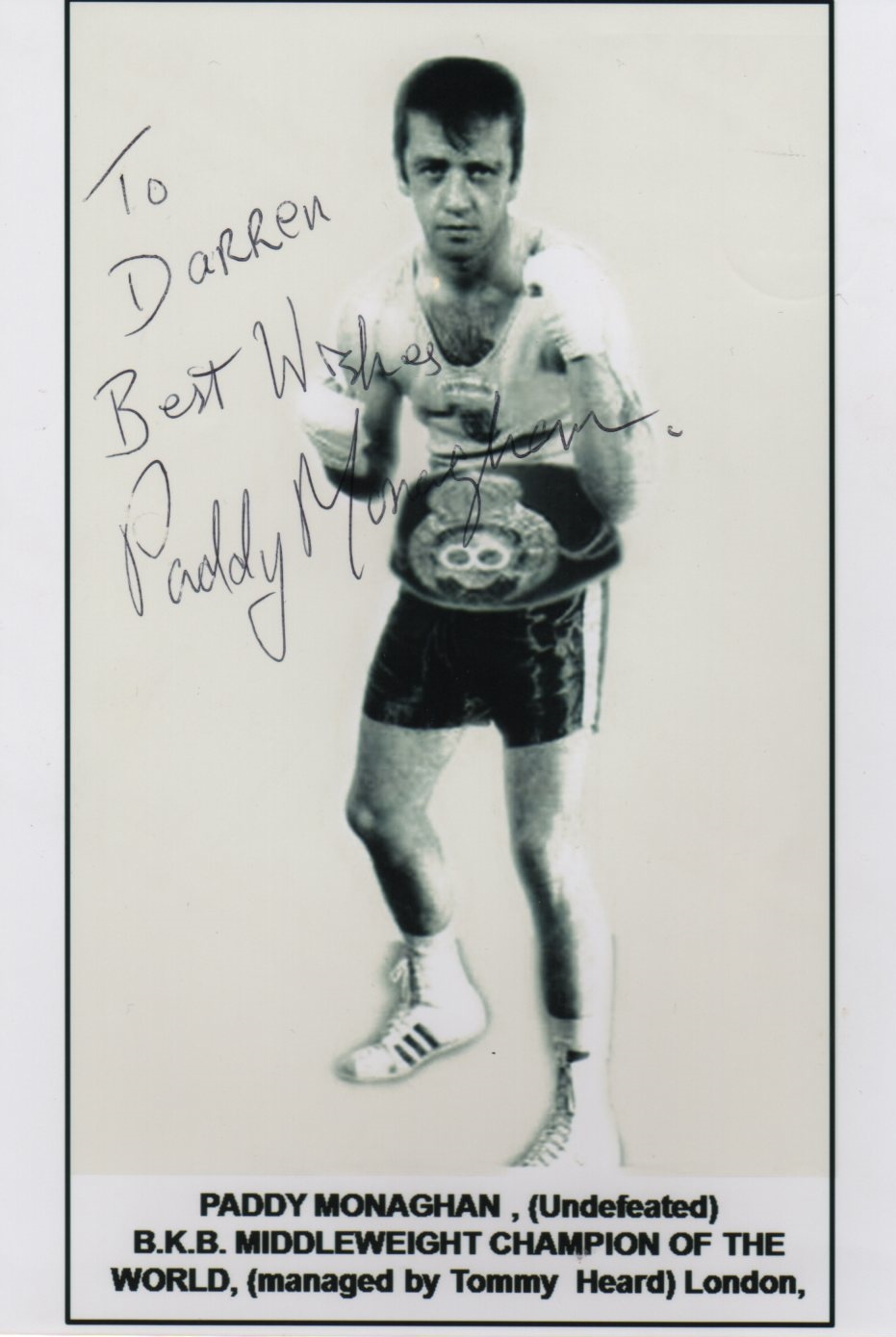 BOXING: Selection of signed postcard pho - Image 6 of 11