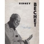 BECHET SIDNEY: (1897-1959) American Jazz