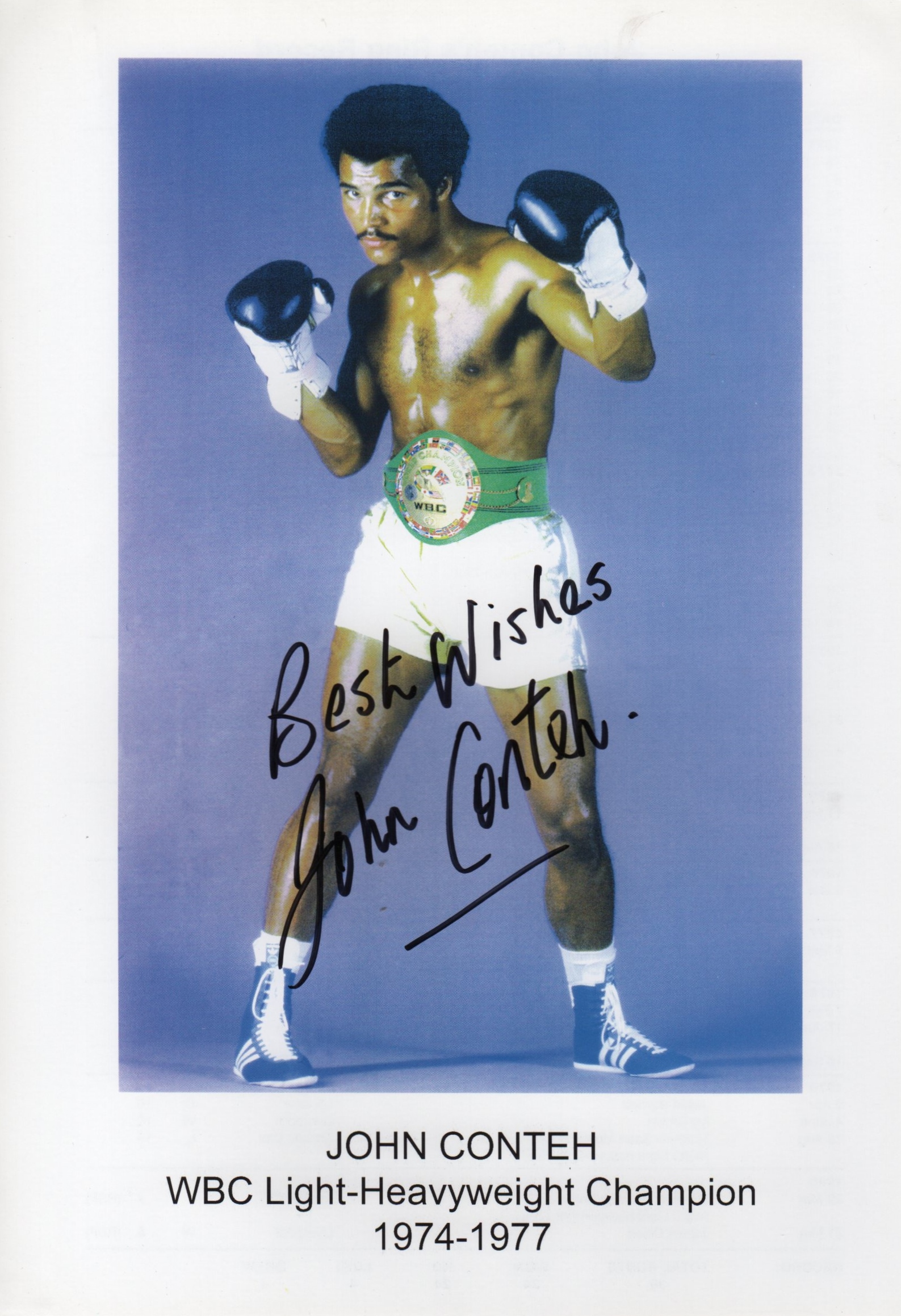 BOXING: Selection of signed postcard pho - Image 11 of 11