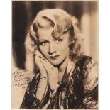 GEORGE GLADYS: (1900-1945) American Actress,