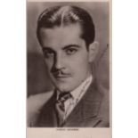 ACTORS: Selection of vintage signed postcard photographs by various film actors including Ramon