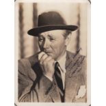 ACTORS: Selection of vintage signed 5 x 7 photographs by various film actors including Charlie