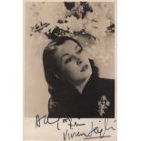 LEIGH VIVIEN: (1913-1967) English Actress, Academy Award winner.