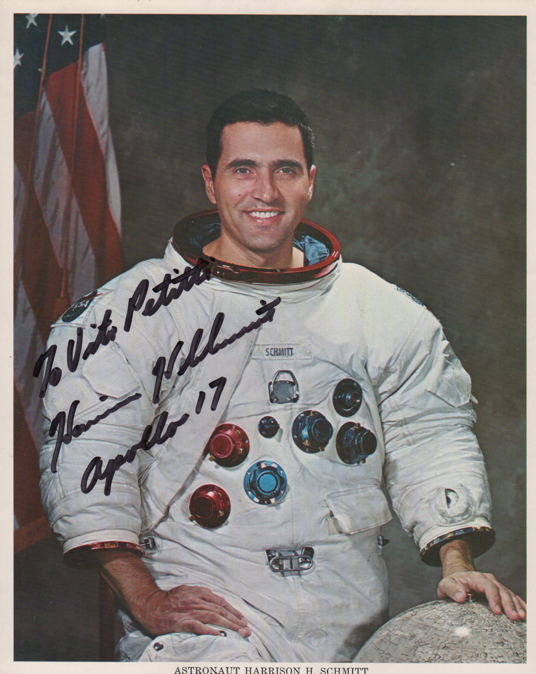SCHMITT HARRISON: (1935- ) American Astronaut,