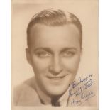 CROSBY BING: (1903-1977) American Singer & Actor, Academy Award winner.