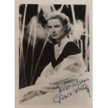 KELLY GRACE: (1929-1982) American Actress, Academy Award winner. Later Princess of Monaco.